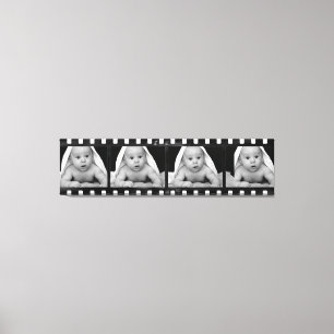 Uw foto's Film Strip Art Canvas Afdruk