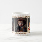 Uw foto's Gestreepte Grappige Mama Mok (Center)