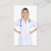 Uw foto's Gezondheidszorg Professionele Sjabloon Visitekaartje (Achterkant)