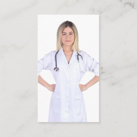 Uw foto's Gezondheidszorg Professionele Sjabloon Visitekaartje (Achterkant)