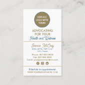 Uw foto's Gezondheidszorg Professionele Sjabloon Visitekaartje (Voorkant)