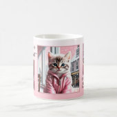 Uw foto's Grappige Kat Sweet Pink Koffiemok (Center)