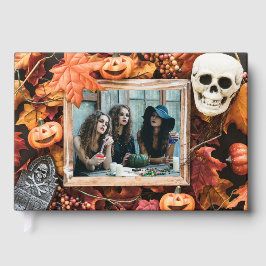 UW FOTO'S in Halloween Lijst aangepaste gastenboek
