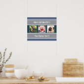 UW Foto's Instagram & Gestreept Poster van de (Keuken)