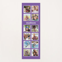 UW foto's, naam en kleur joga-mat