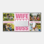 UW foto's & naam Vrouw - Mam - Baas Bureaumat (Keyboard & Muis)