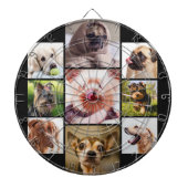 UW FOTO'S of schattige honden op aangepast dart bo Dartbord (Voorkant)