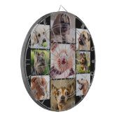 UW FOTO'S of schattige honden op aangepast dart bo Dartbord (Voorkant Links)