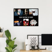 UW FOTO'S poster sjabloon aangepaste collage (Thuiskantoor)