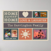 UW FOTO'S poster sjabloon aangepaste collage (Voorkant)