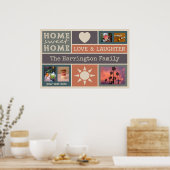 UW FOTO'S poster sjabloon aangepaste collage (Keuken)