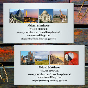 Uw Foto's Reisagent of Blogger Visitekaartje