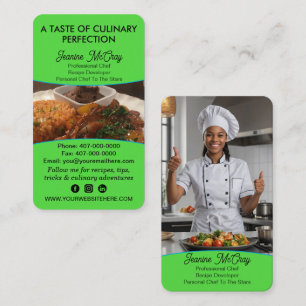 Uw foto's Restaurant Chef Catering Services Visitekaartje