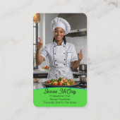 Uw foto's Restaurant Chef Catering Services Visitekaartje (Achterkant)