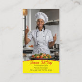Uw foto's Restaurant Chef Catering Services Visitekaartje (Achterkant)