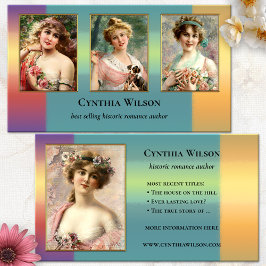 Uw Foto's Romance Auteur Boek Hoesje Visitekaartje