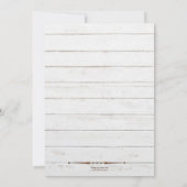 Uw foto's rustieke paasbellen en brunch kaart (Achterkant)