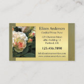 Uw foto's Senior Citizen Care Zuster Visitekaartje (Achterkant)