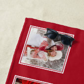 UW FOTO'S & TEKST aangepaste badhanddoek (In situ)