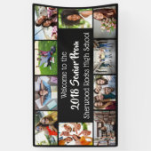 UW FOTO'S, TEKST EN KLEUR aangepaste banner (Verticaal)