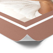 UW foto's, tekst en kleur Poster (Hoek)