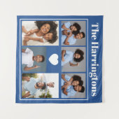 UW foto's, tekst en kleur Wandkleed (Voorkant (horizontaal))