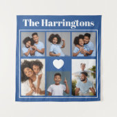 UW foto's, tekst en kleur Wandkleed (Voorkant)