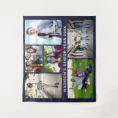 UW FOTO'S, TEKST EN KLEUREN, aangepast tapijt Wandkleed (Voorkant)