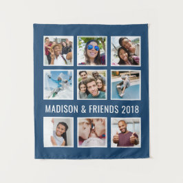 UW FOTO'S, TEKST EN KLEUREN, aangepast tapijt Wandkleed