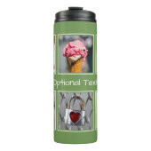 UW FOTO'S, TEKST EN KLEURtumblaar Thermosbeker (Voorkant)