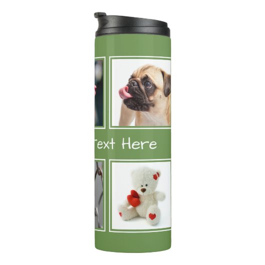 UW FOTO'S, TEKST EN KLEURtumblaar Thermosbeker (Geroteerd rechts)