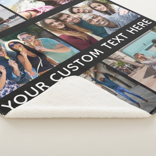 UW FOTO'S, TEKST & KLEUR fleece dekens (3/4)