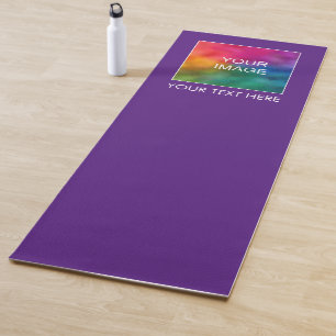 Uw fototekst hier Sjabloon Koninklijke Paarse fitn Yogamat