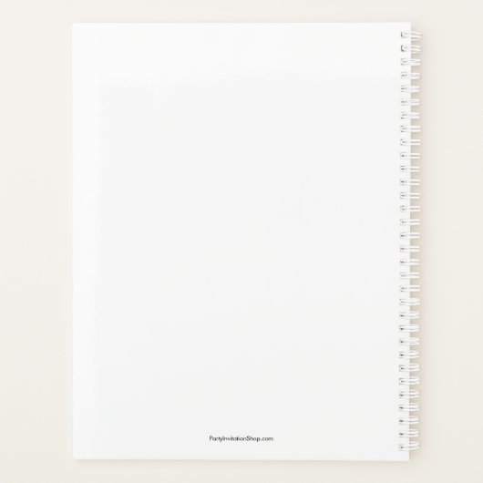 Uw fototrouwdag  planner (Achterkant)