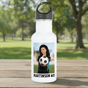 Uw fotovoetbal of uw sport - Kies kleur - Waterfles