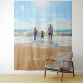 Uw Fotowandtapijt met aangepaste tekst gepersonali Wandkleed (In situ)