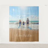 Uw Fotowandtapijt met aangepaste tekst gepersonali Wandkleed (Voorkant)