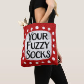 Uw Fuzzy Sokken Canvas tas (Dichtbij)