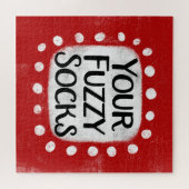 Uw Fuzzy Sokken puzzel (Horizontaal)