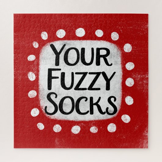 Uw Fuzzy Sokken puzzel (Verticaal)