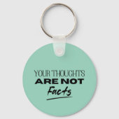Uw gedachten zijn geen feiten OCD-citaatherinnerin Sleutelhanger (Achterkant)
