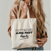 Uw gedachten zijn geen feiten OCD support quote Tote Bag