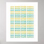 Uw geestelijke gezondheid is belangrijk poster (Voorkant)