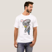 Uw geheugen begint hier (Hippocampus-Humor) T-shirt (Voorkant volledig)
