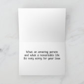 UW GELIEFDE HERDENKEN IN TIJD VAN VERLIES KAART (Binnen)