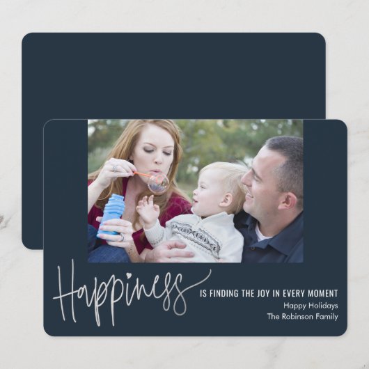 Uw geluidskaart voor feestdagen feestdagenkaart (Voorkant / Achterkant)