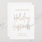 Uw geluk Eenvoudige Vakantie Kaarten (Voorkant / Achterkant)