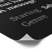 Uw gepersonaliseerde film synopsis foto poster (Hoek)