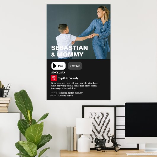 Uw gepersonaliseerde film synopsis foto poster (Thuiskantoor)