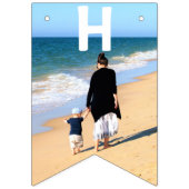 Uw gepersonaliseerde foto Verjaardag Bunting Flags Vlaggetjes (Tweede vlag)